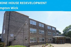 HWA visits redevelopment proposals exhibition for Orione House in Station Road