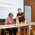 Presentation to outgoing Chair, Mark Merrington