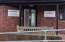 New signage for Bullen Hall and the Library finally arrives